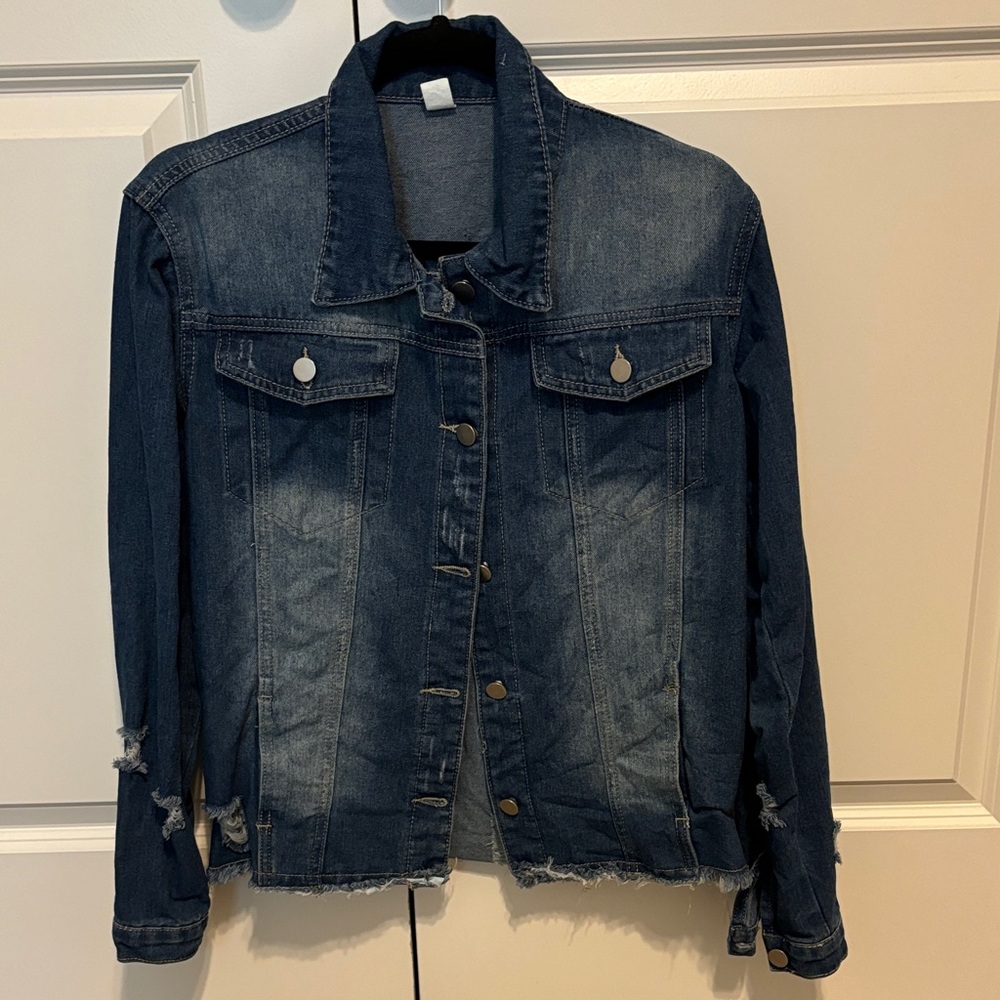 Women’s Distressed Denim Jacket